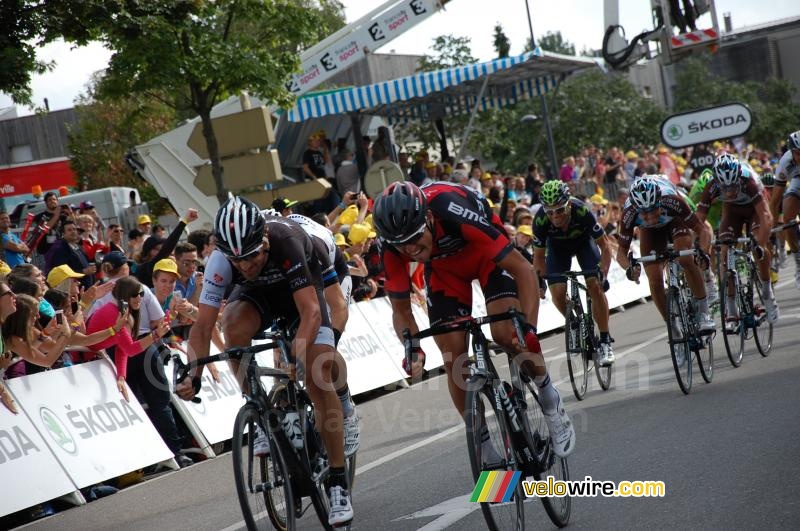 Le sprint pour la 2eme place : Fabian Cancellara (2)