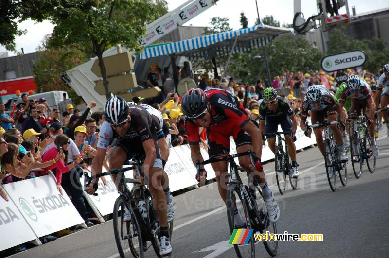 Sprint for the 2nd place: Fabian Cancellara (2)