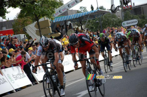Le sprint pour la 2eme place : Fabian Cancellara (2) (518x)