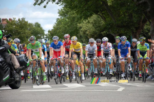 The distinctive jerseys at the start (435x)