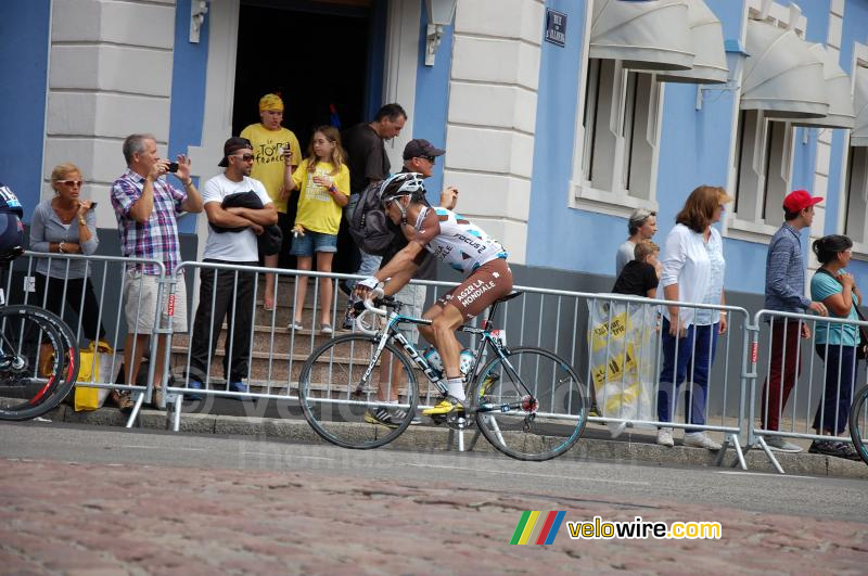 Blel Kadri (AG2R La Mondiale) au depart