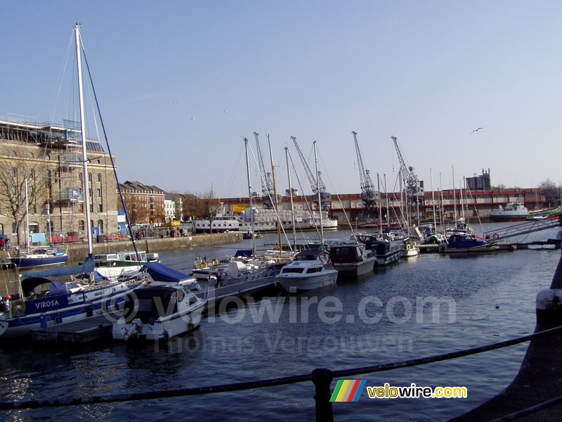 A small harbour in Bristol