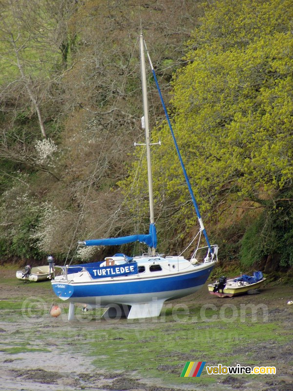 The boat Turtledee ... but, where's the water?