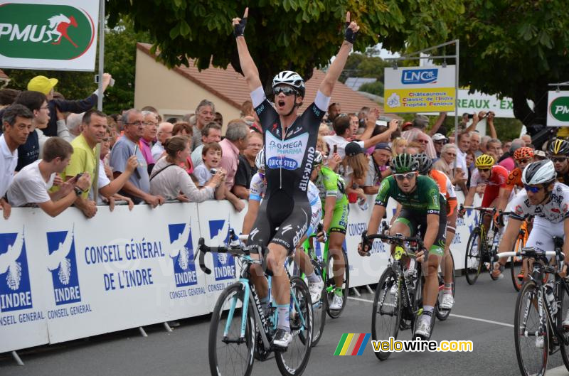 Iljo Keisse (Omega Pharma-QuickStep) wins the Classic de l'Indre