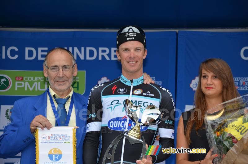 Iljo Keisse (Omega Pharma-QuickStep), winner of the Classic de l'Indre