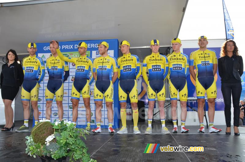 De Tinkoff-Saxo ploeg