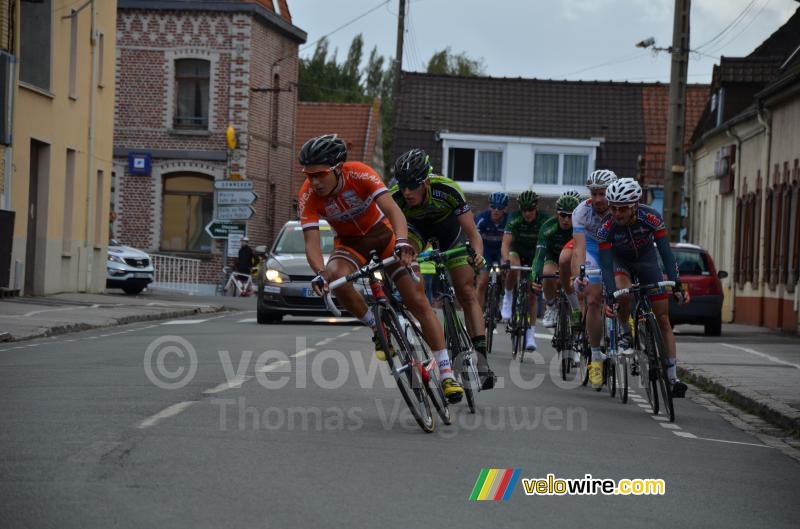 The breakaway in Chocques
