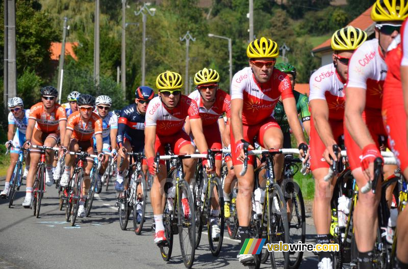 De Cofidis ploeg in het peloton