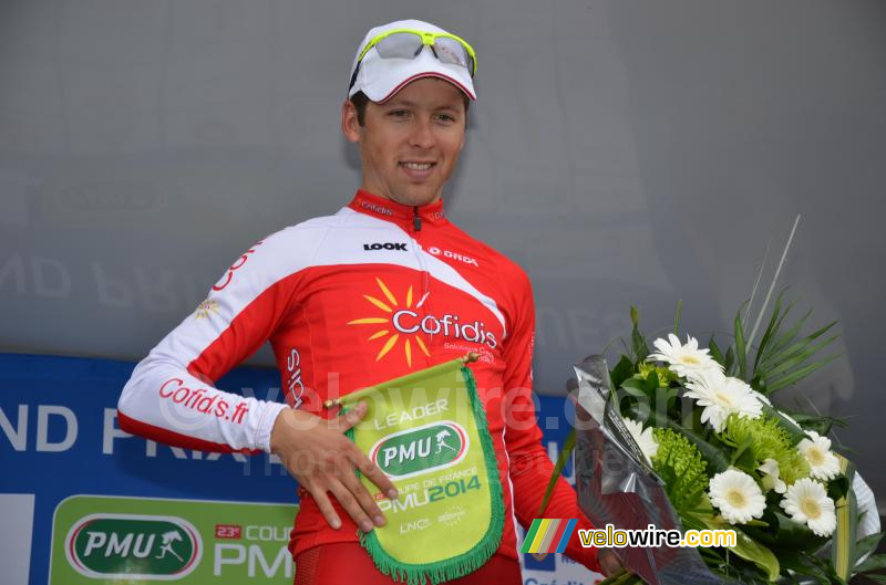 Julien Simon (Cofidis), leader (et vainqueur) de la Coupe de France PMU 2014