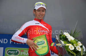 Julien Simon (Cofidis), leader (et vainqueur) de la Coupe de France PMU 2014 (640x)