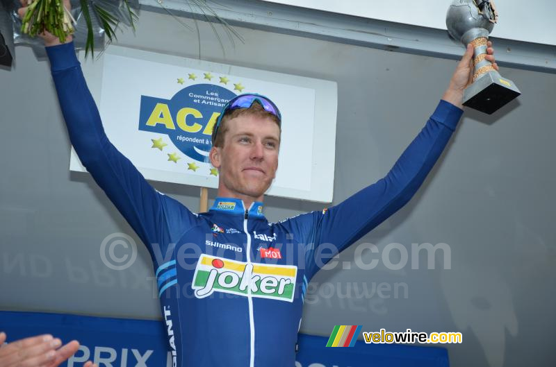 Kristoffer Skjerping (Team Joker), winnaar van het bergklassement