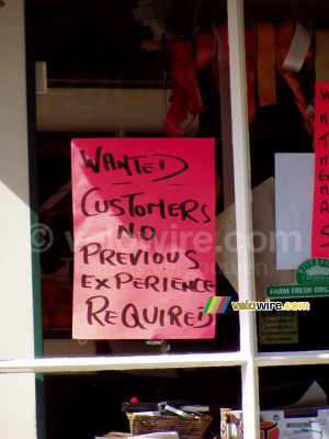 'Wanted: Customers, no previous experience required' (316x)