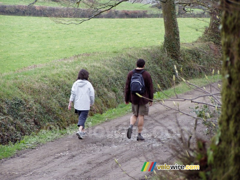 Marie & Cédric walking in Dartmoor National Park