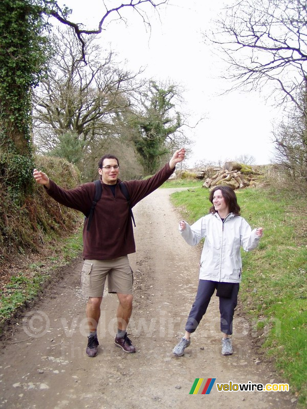 Cdric & Marie dansend (??) in Dartmoor National Park