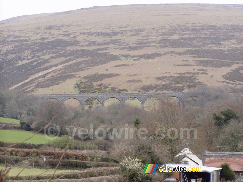 Het Lake viaduct in Dartmoor National Park