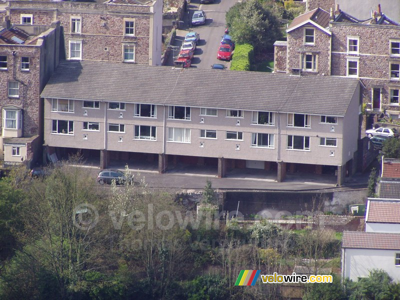 Bristol: Khalid's appartment seen from Cabot Tower