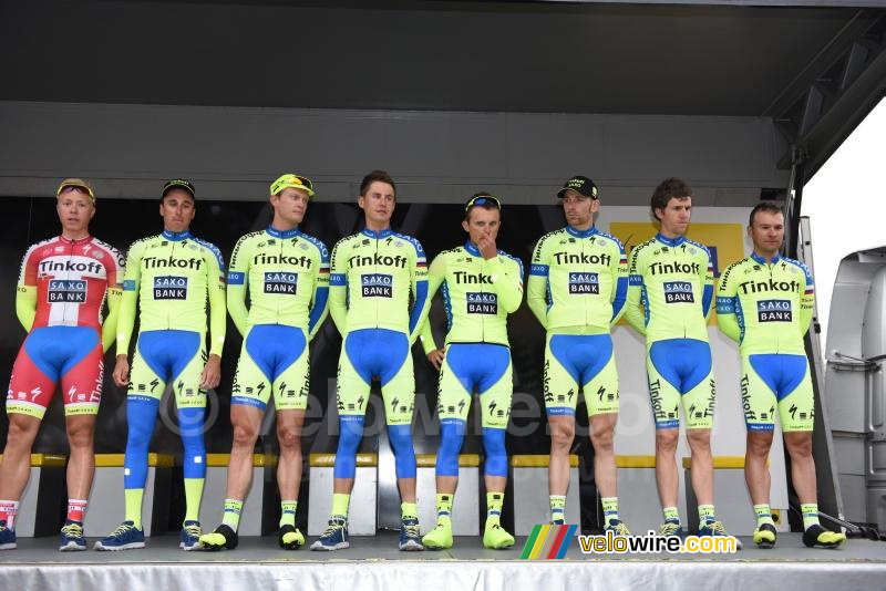 De Tinkoff-Saxo ploeg