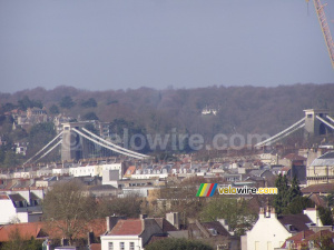 Bristol: Suspension Bridge seen from Cabot Tower (204x)