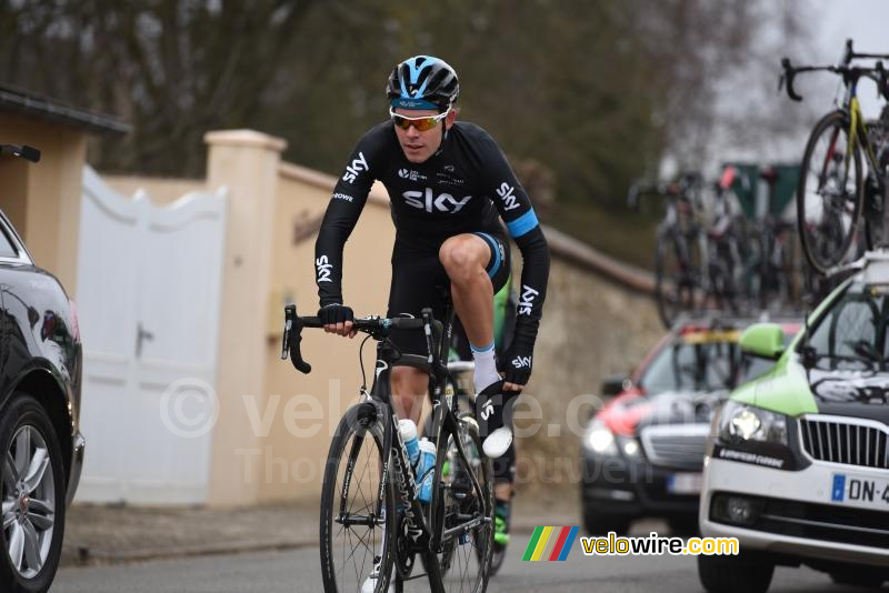 Luke Rowe (Team Sky), the acrobat