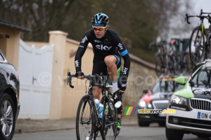 Luke Rowe (Team Sky), l'acrobate (510x)