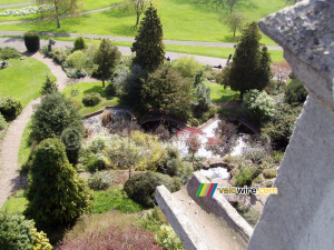 Bristol: the park 'Brandon Hill' seen from Cabot Tower (342x)