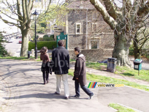 Bristol: Marie, Cédric & Khalid in the 'Brandon Hill' park (253x)