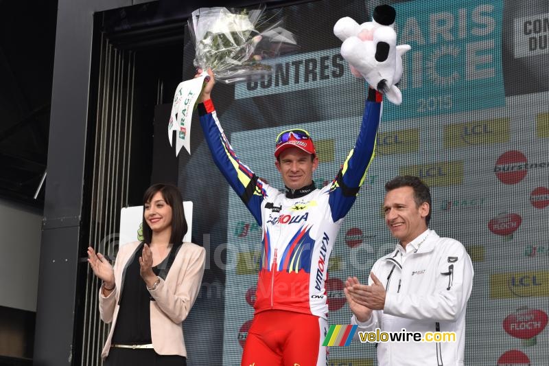 Alexander Kristoff (Team Katusha) op het podium (2)