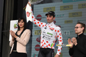 Jonathan Hivert (Bretagne-Séché) en maillot à pois (734x)