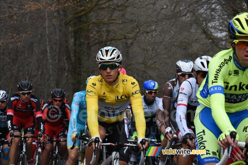 Michal Kwiatkowski (Etixx-QuickStep) in the forest