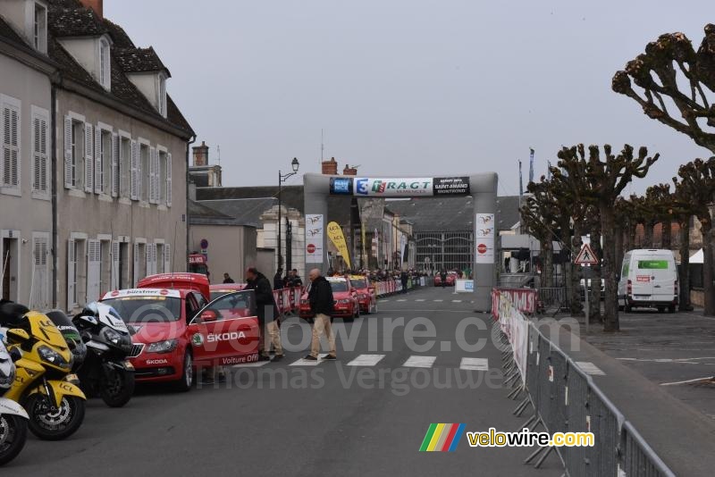 The start line in Saint-Amand-Montrond