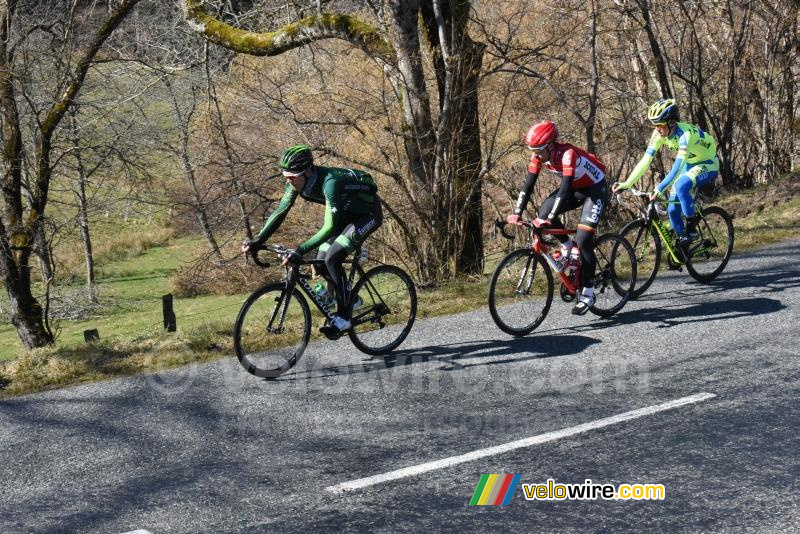 Antoine Duchesne, Thomas de Gendt et Chris Anker Srensen op de col du Beau Louis (2)