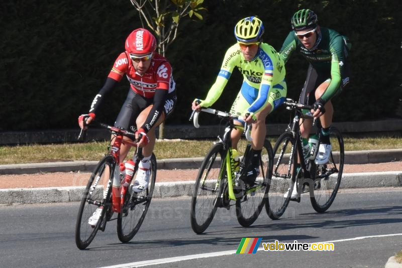 Thomas de Gendt, Chris Anker Sörensen and Antoine Duchesne in Civens