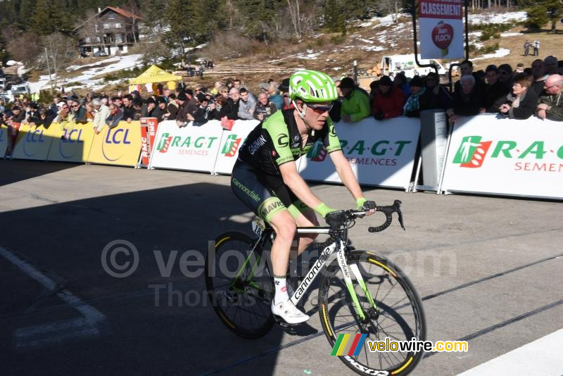 Andrew Talansky (Cannondale-Garmin), aan de finish