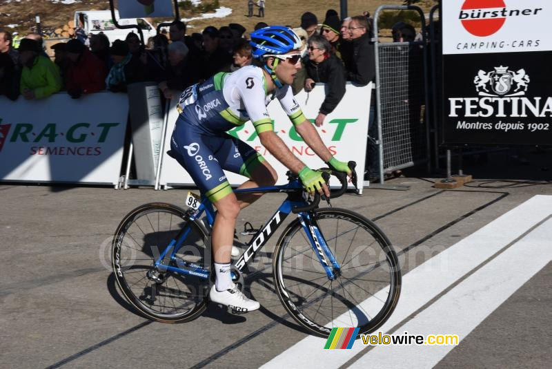 Simon Yates (Orica-GreenEDGE), aan de finish