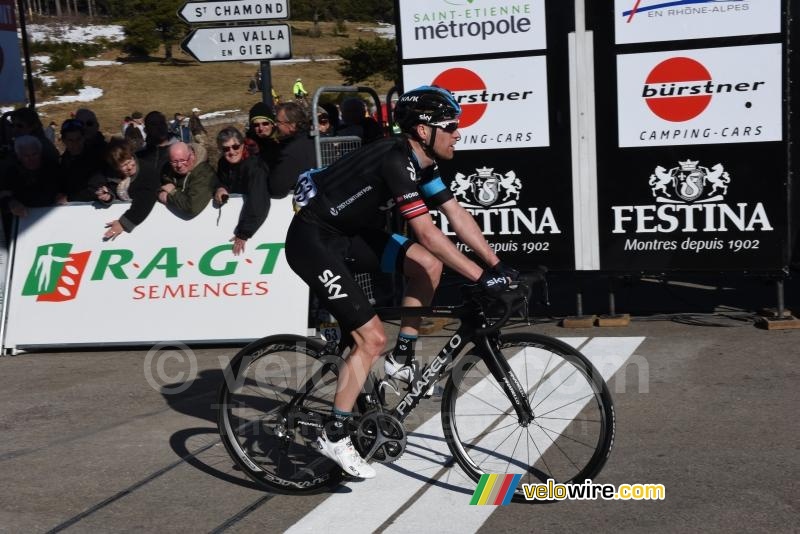 Lars-Petter Nordhaug (Team Sky), aan de finish