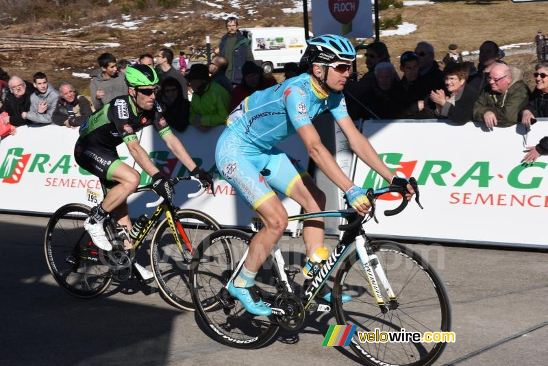 Rein Taaramäe (Astana), at the finish