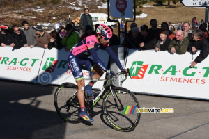 Matteo Bono (Lampre-Merida), at the finish (356x)