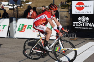 Jonas Ahlstrand (Cofidis), à l'arrivée (395x)