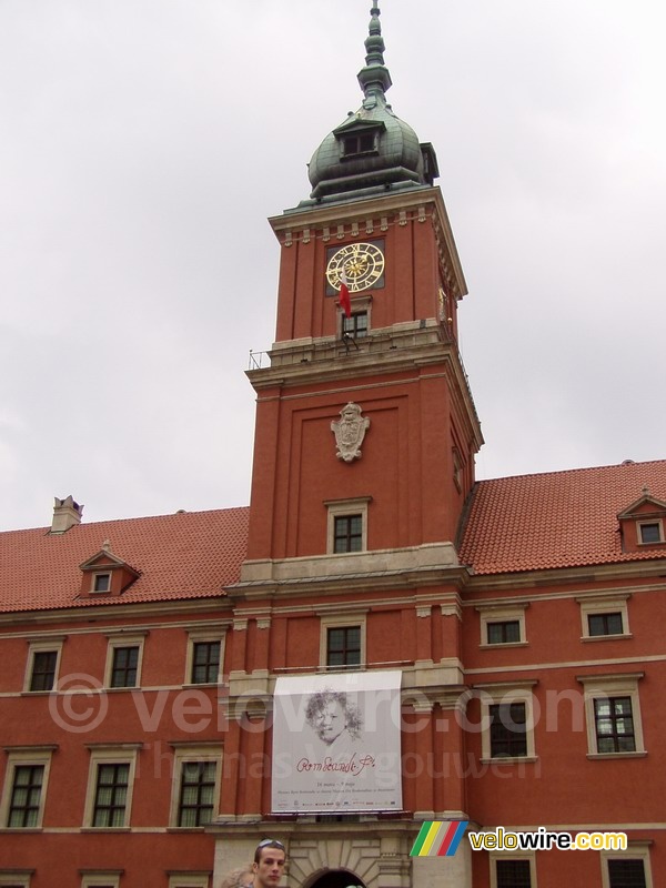 De toren van het Koninklijk Paleis van Warschau