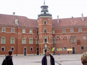Cédric at the inner court of the Royal Palace in Warsaw (248x)