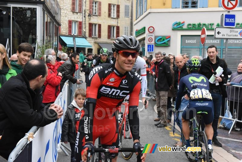 Amaël Moinard (BMC Racing Team), presqu'à la maison