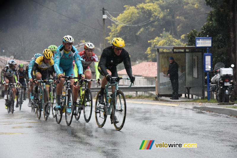 The breakaway on the Côte de Coaraze