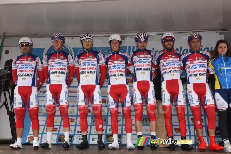 L'équipe Androni Giocattoli-Venezuela