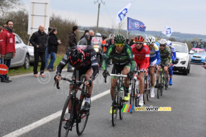 A group of 6 riders got away in the second climb of the Côte de la Croix Baron (469x)