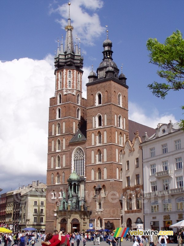 De basiliek van Krakow