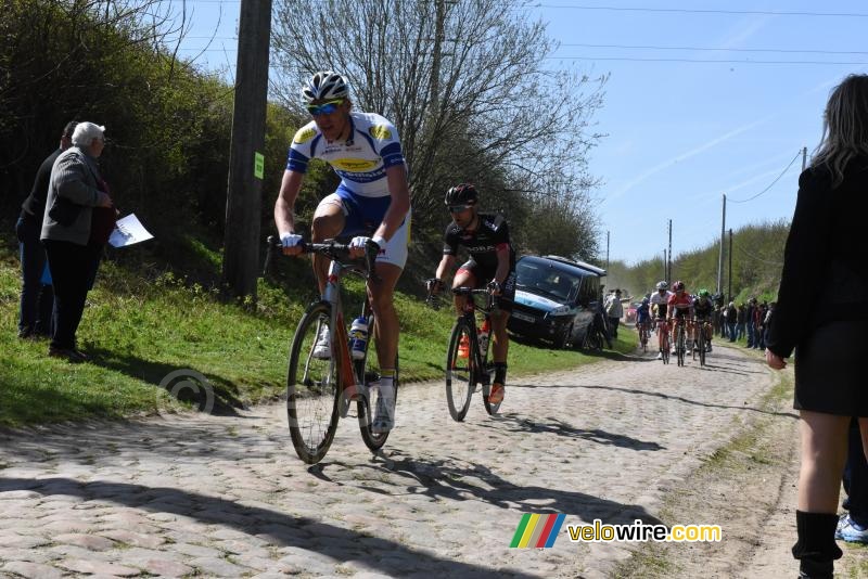 Tim Declercq (Topsport Vlaanderen-Baloise) & Ralf Matzka (Bora-Argon 18)