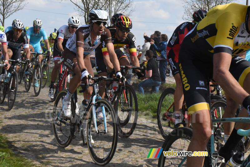 Sébastien Minard (AG2R La Mondiale) in Mons-en-Pévèle