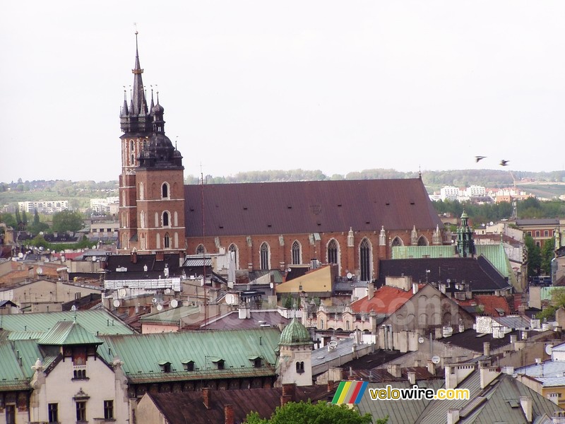 De basiliek van Krakow