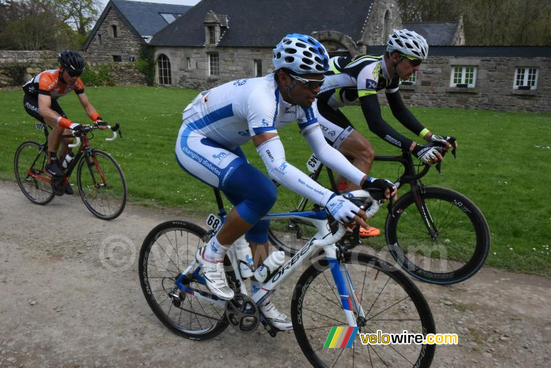 Christopher Williams (Novo Nordisk), Aldo Ilesic (Vorarlberg) & Jérémy Leveau (Roubaix-Lille)