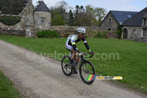 Patrick Jager (Team Vorarlberg) au château de Kerouartz (1039x)